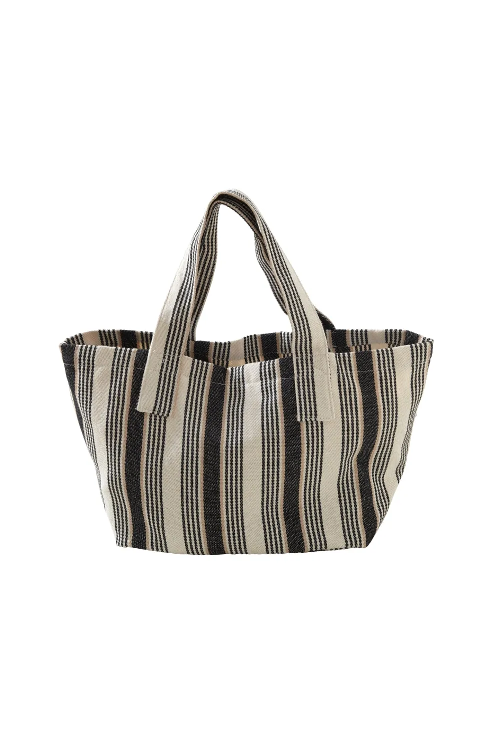 Striped Canvas Beach Bag