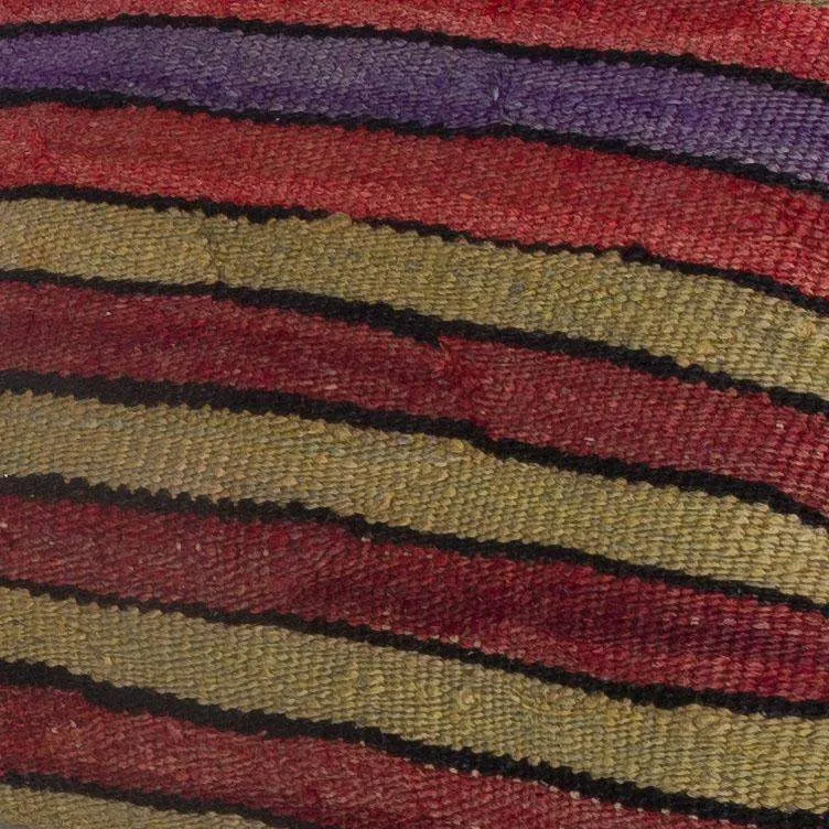 Striped Multiple Color Kilim Pillow Cover 16x16 6812