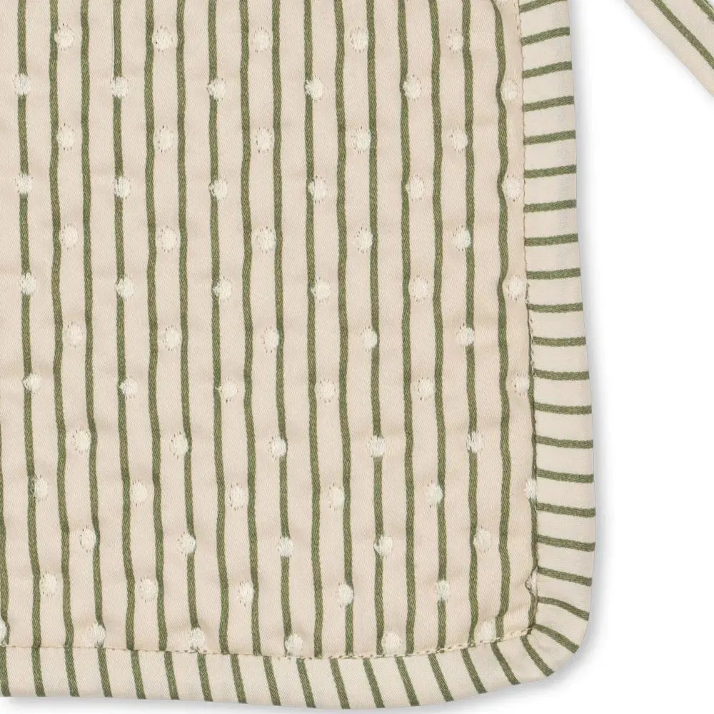 Striped Quilted Bed Pockets Baby Organiser  (Tea Stripe)