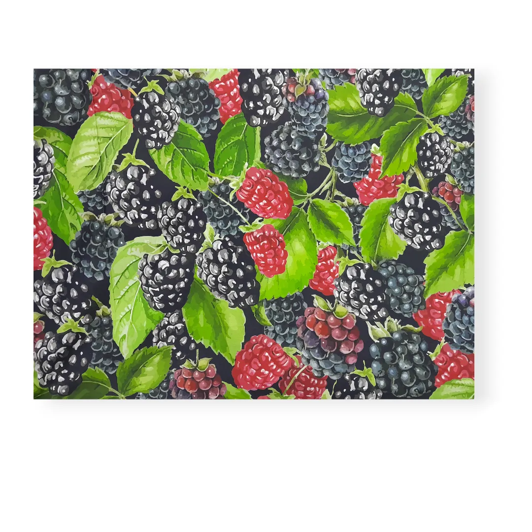 Sugar Textiles Blackberry Black 140cm