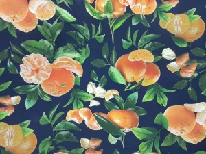 Sugar Textiles Naartjie Black 140cm