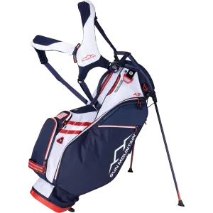 Sun Mountain 2024 4.5 LS 14-Way Stand Bag Navy/White/Red USA