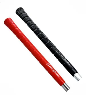 SuperStroke Soft Wrap Grips Standard & Mid Size - Red & Black