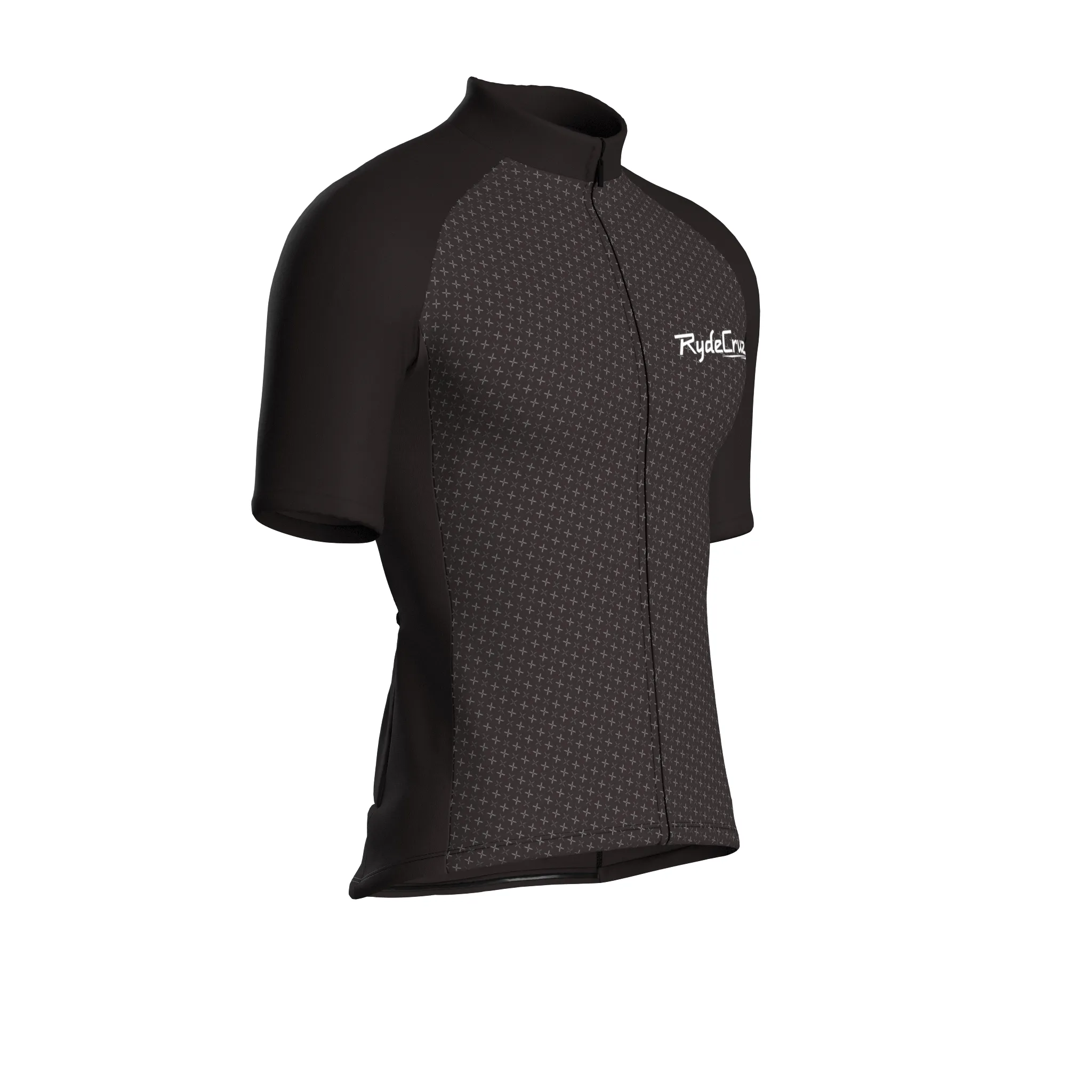 Swift Grid | Dark Brown Male Short Sleeves Jersey