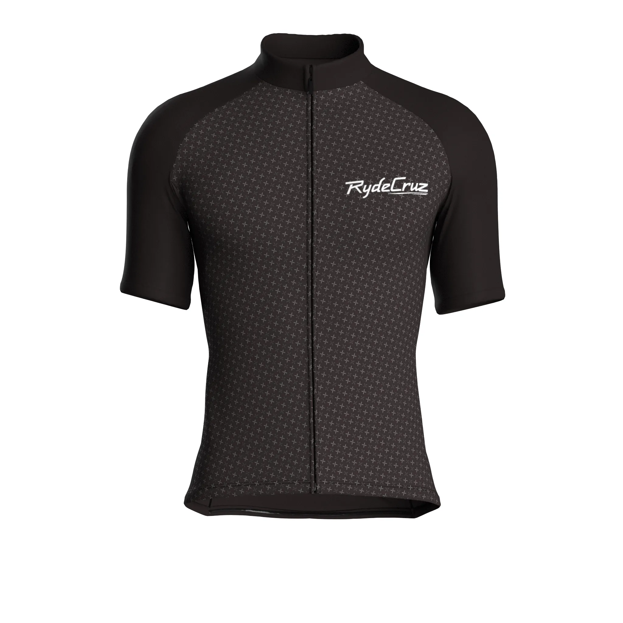 Swift Grid | Dark Brown Male Short Sleeves Jersey