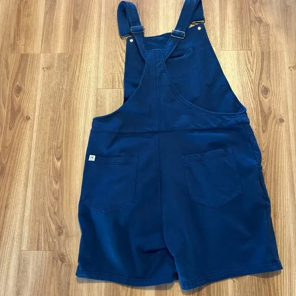 Swoveralls The Great Fantastic Navy Unisex Swovie Summer Overall Shorts Sz Med