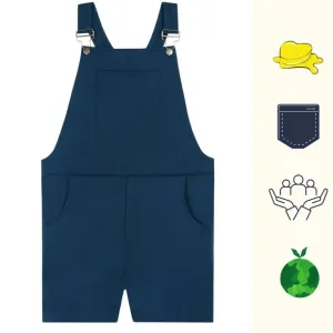 Swoveralls The Great Fantastic Navy Unisex Swovie Summer Overall Shorts Sz Med