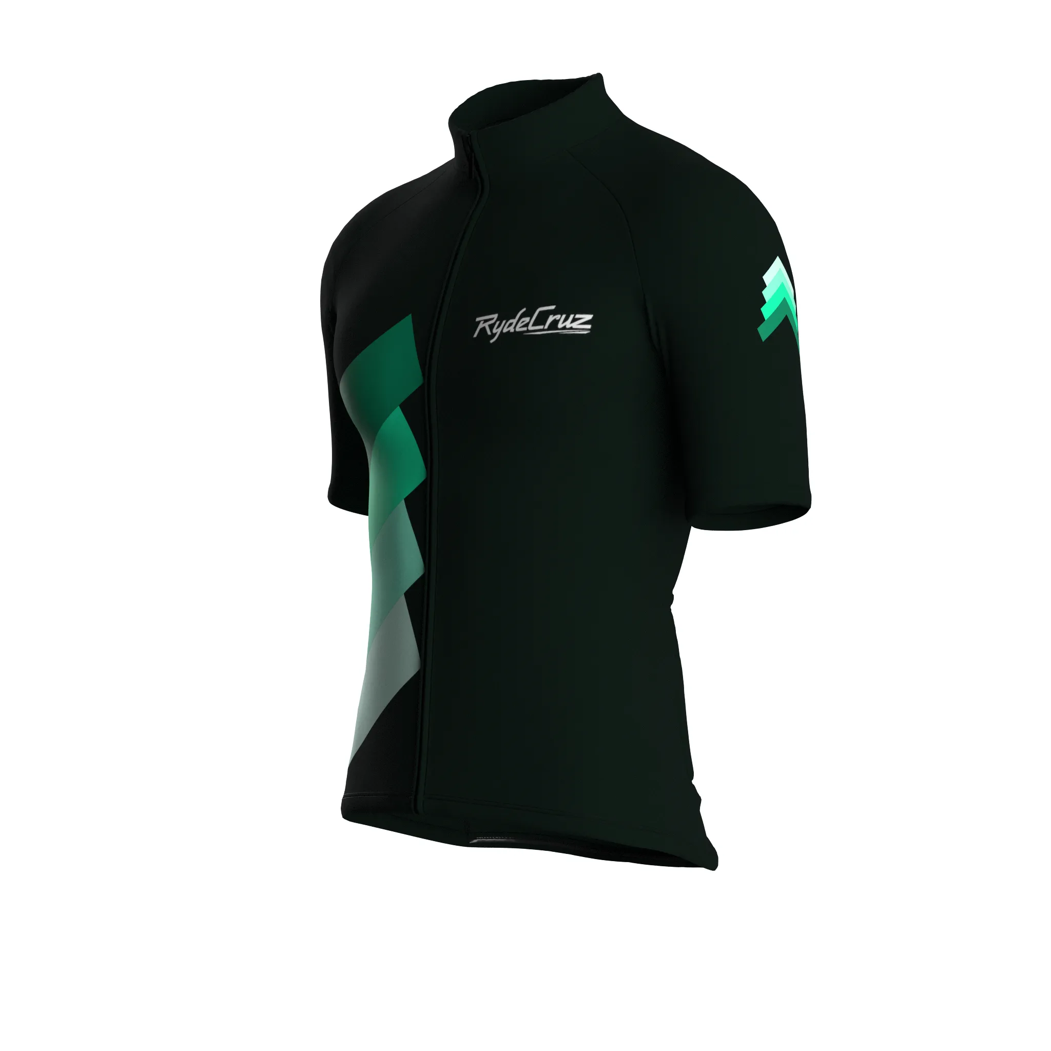 Synth Wave | Dark Green Male Short Sleeves Jersey