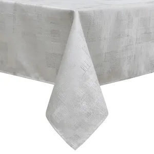 Tablecloth Jacquard Mirage Silver