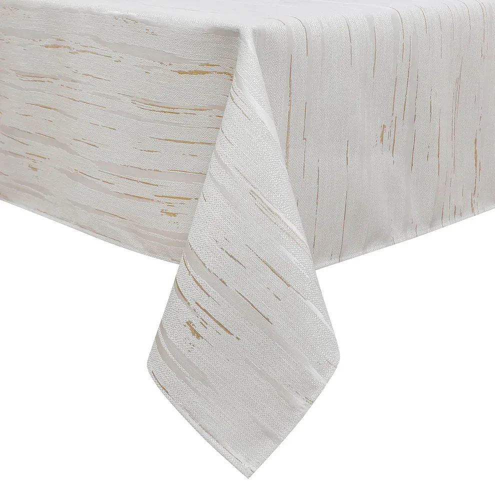Tablecloth Jacquard Stratus Gold