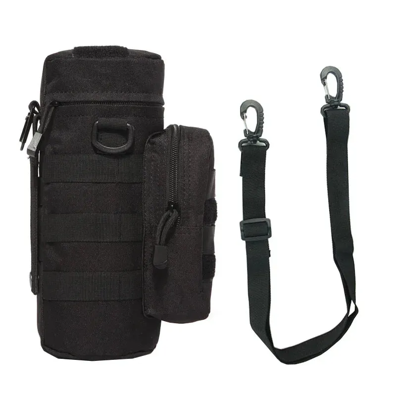 Tactical Molle Water Bottle Bag Pouch Holder Outdoor Travel Camping Hiking Cycling Fishing Hunting Water Bottle Kettle Carrier