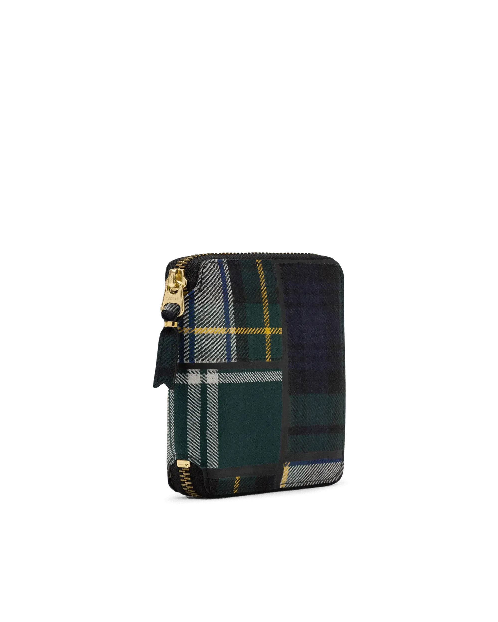 Tartan Patchwork Small Zip Wallet