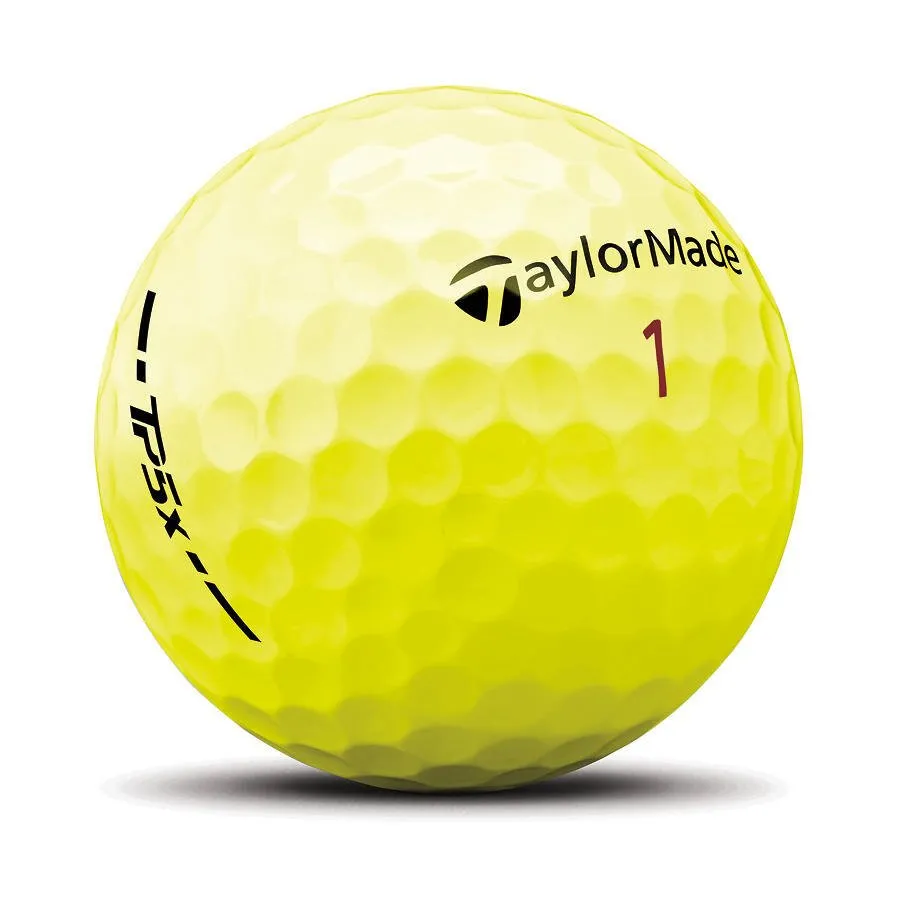 TaylorMade TP5x Yellow Personalized Golf Balls