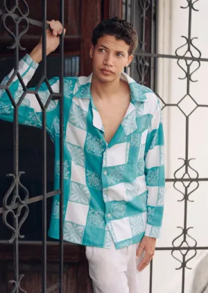 The Koi fish Cotton Shirt - M/XL