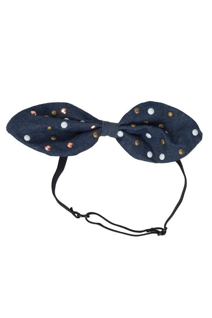 The Perfect Bow Wrap - Denim Grommet