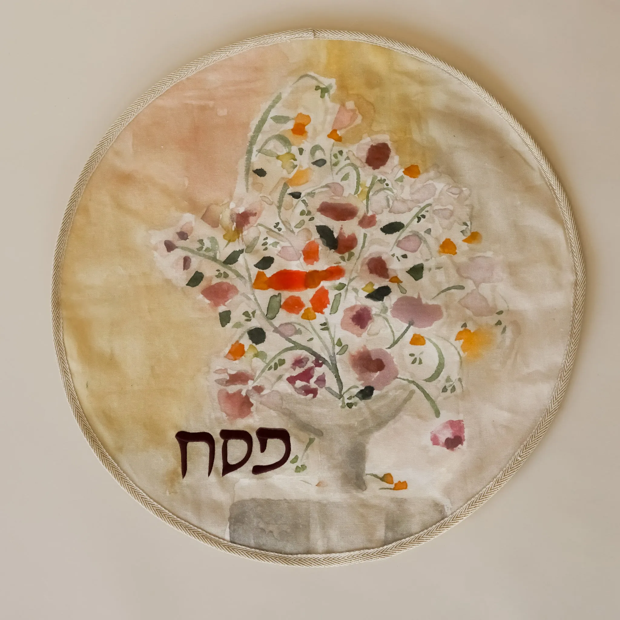 The Rosewood Floral One | Matzah Cover