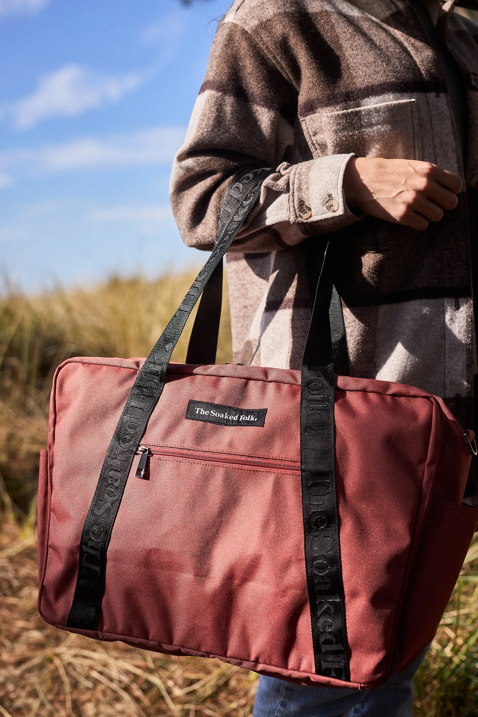 The Soaked Tote - Rust