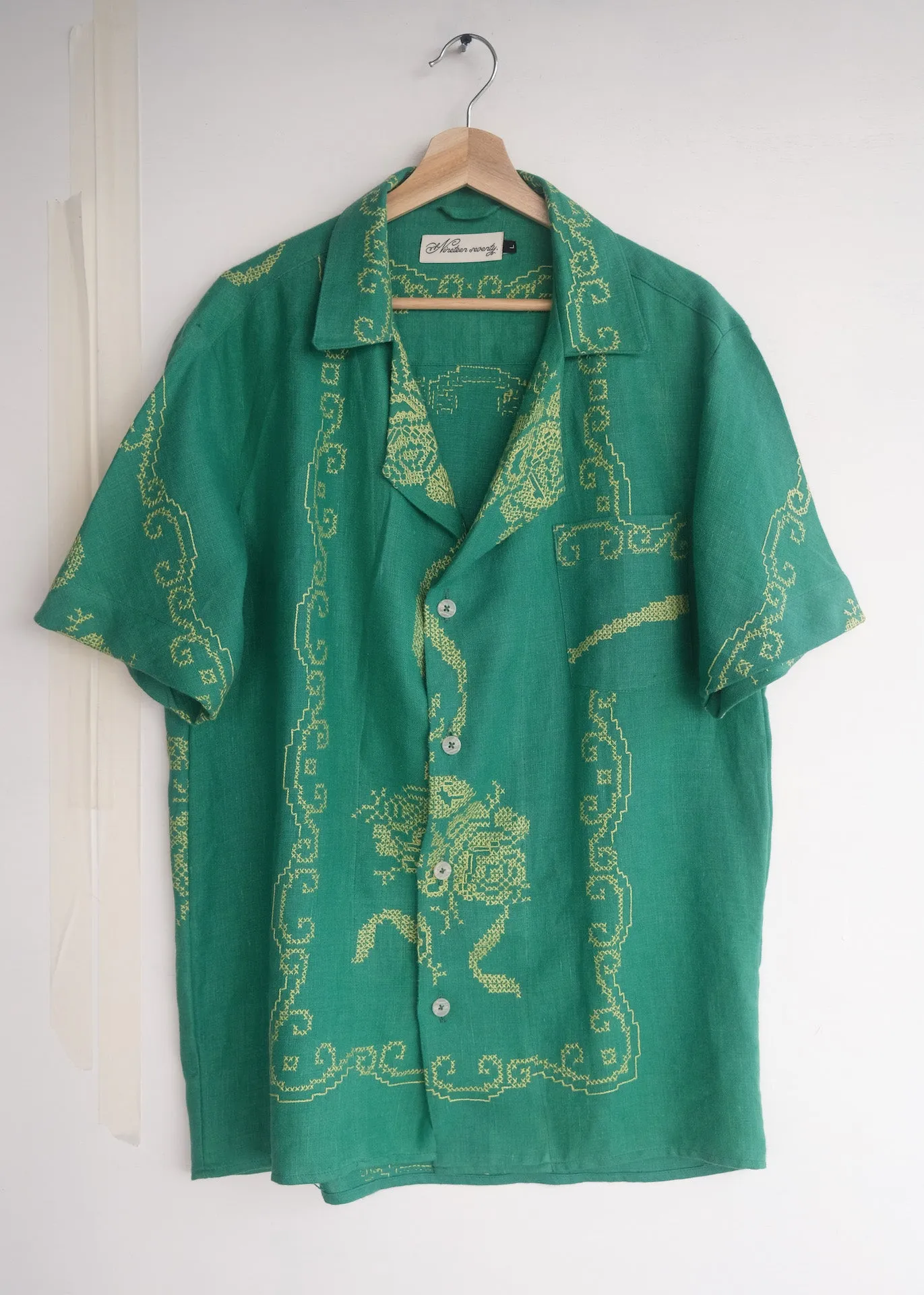 The Vintage Emerald Shirt - L