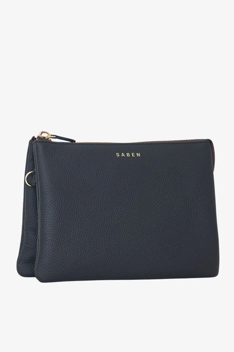 Tillys Big Sis Crossbody Black Large Clutch