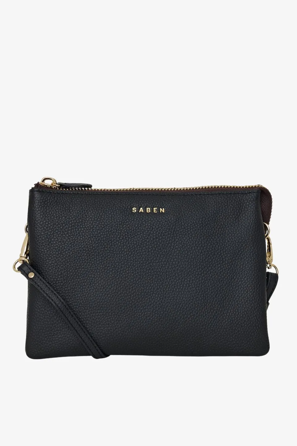 Tillys Big Sis Crossbody Black Large Clutch