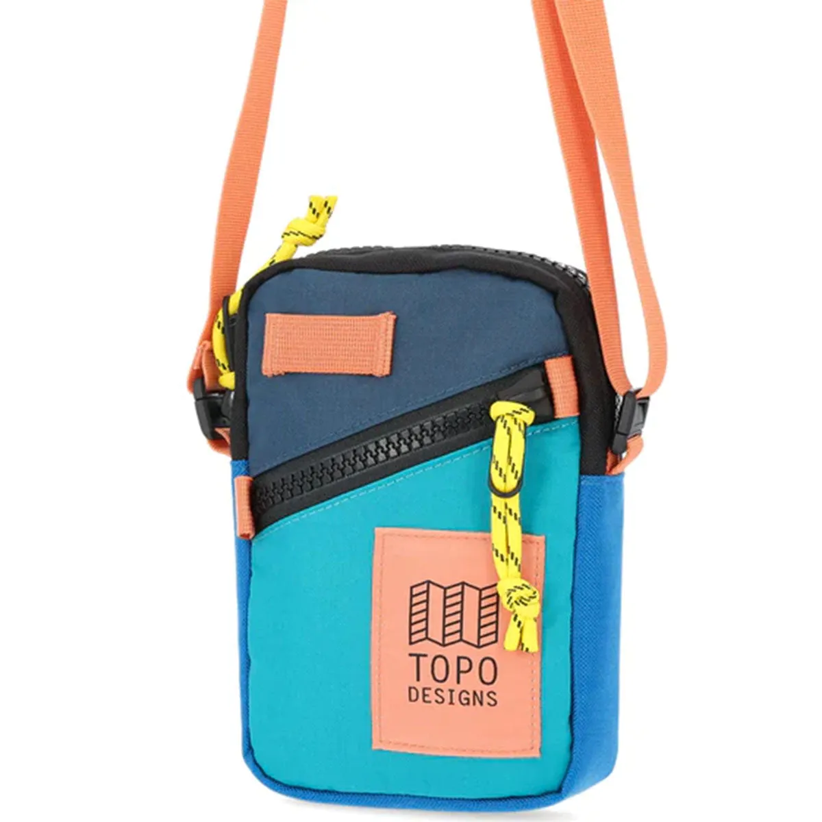 Topo Designs Mini Shoulder Bag Tile Blue/Pond Blue