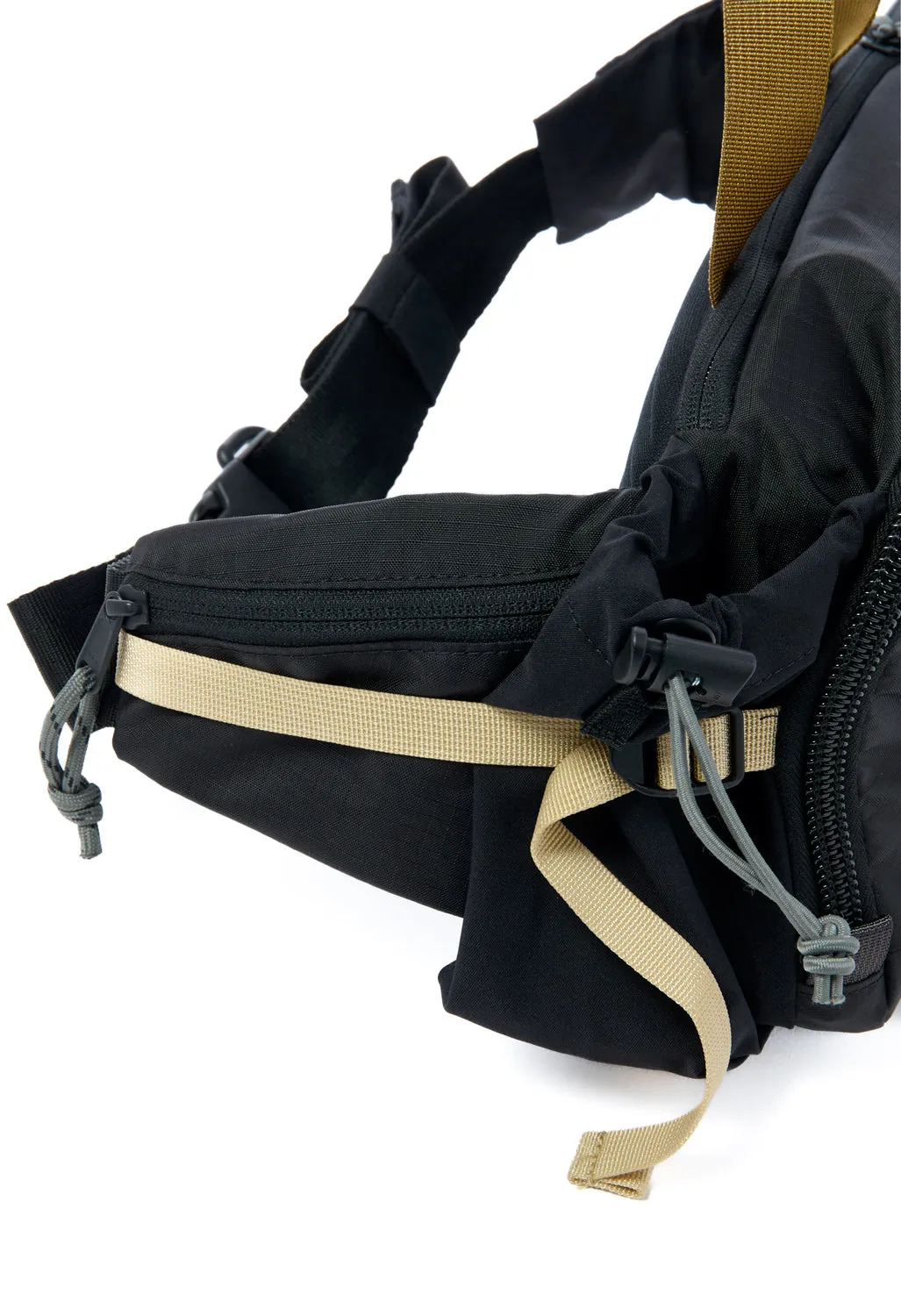 Topo Designs Mountain Hydro Hip Pack - Black / Neutral