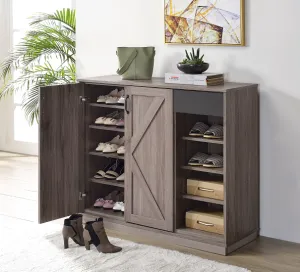 Toski Rustic Gray Oak Cabinet