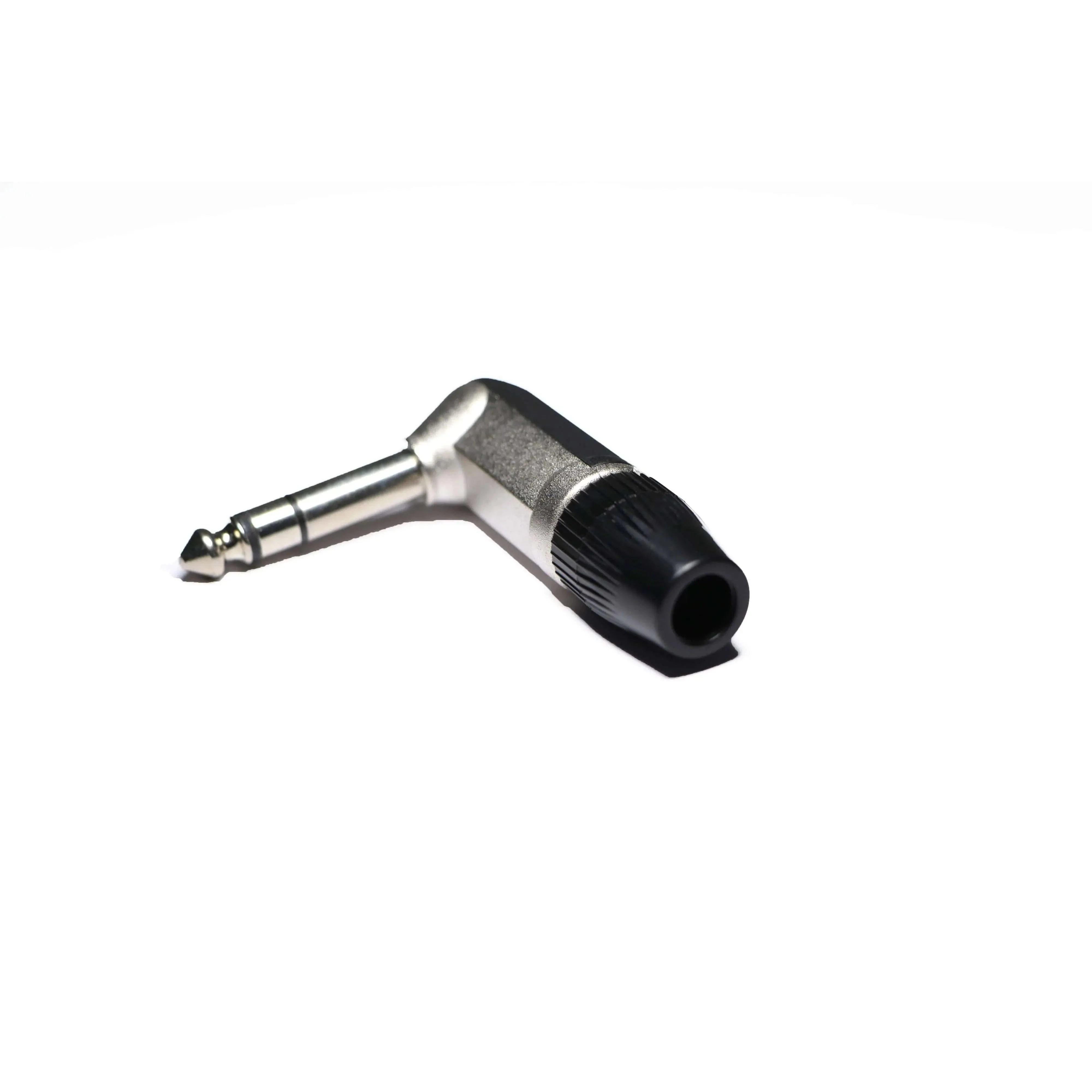 Tovaste TM2PB L-Shaped 1/4" Mono jack Thermoplastic Black Finish Connector