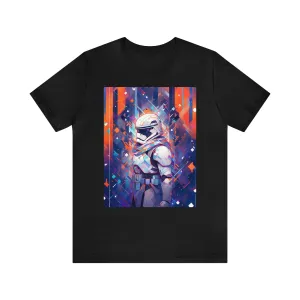 Unisex Jersey Short Sleeve Tee - Snow trooper Op Art Vintage
