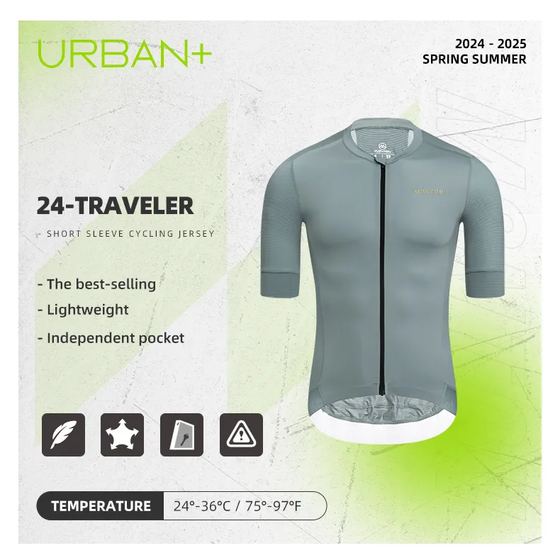 URBAN  MENS JERSEY 24-TRAVELER GREY