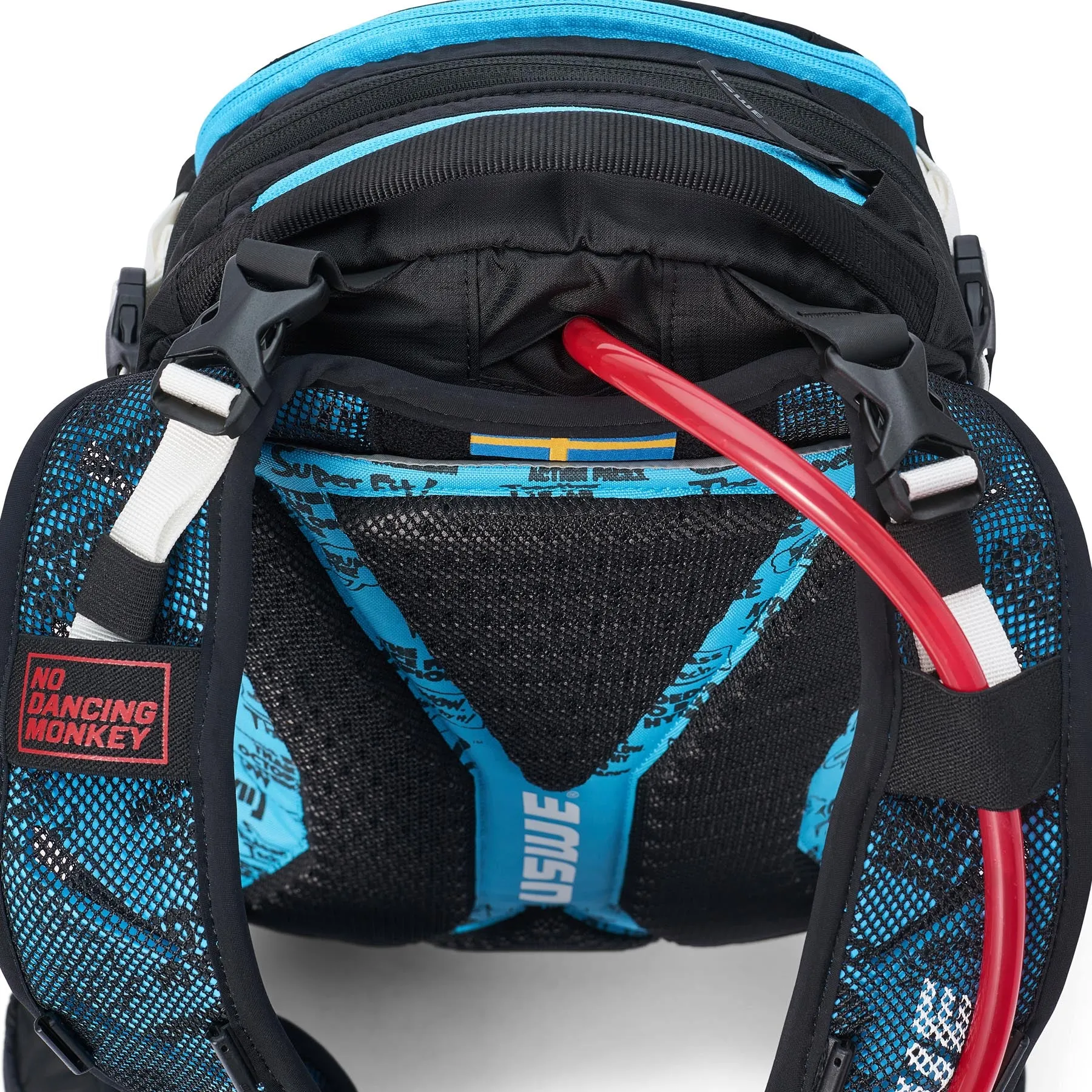 USWE Flow 25L Hydration Compatible MTB Protector Pack - Black/Blue