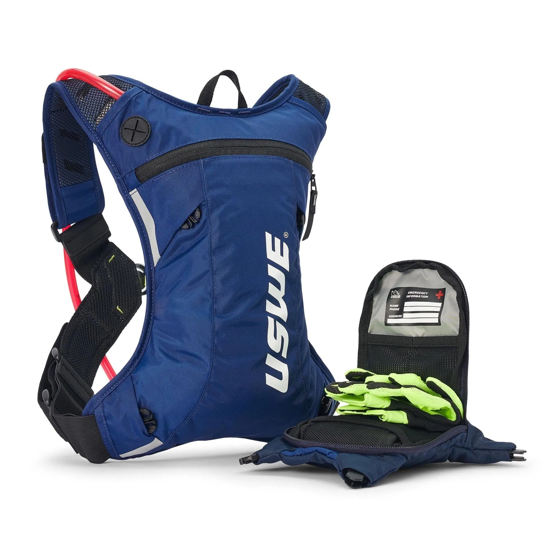 USWE MOTO Hydro 3L Hydration System Backpack - Factory Blue