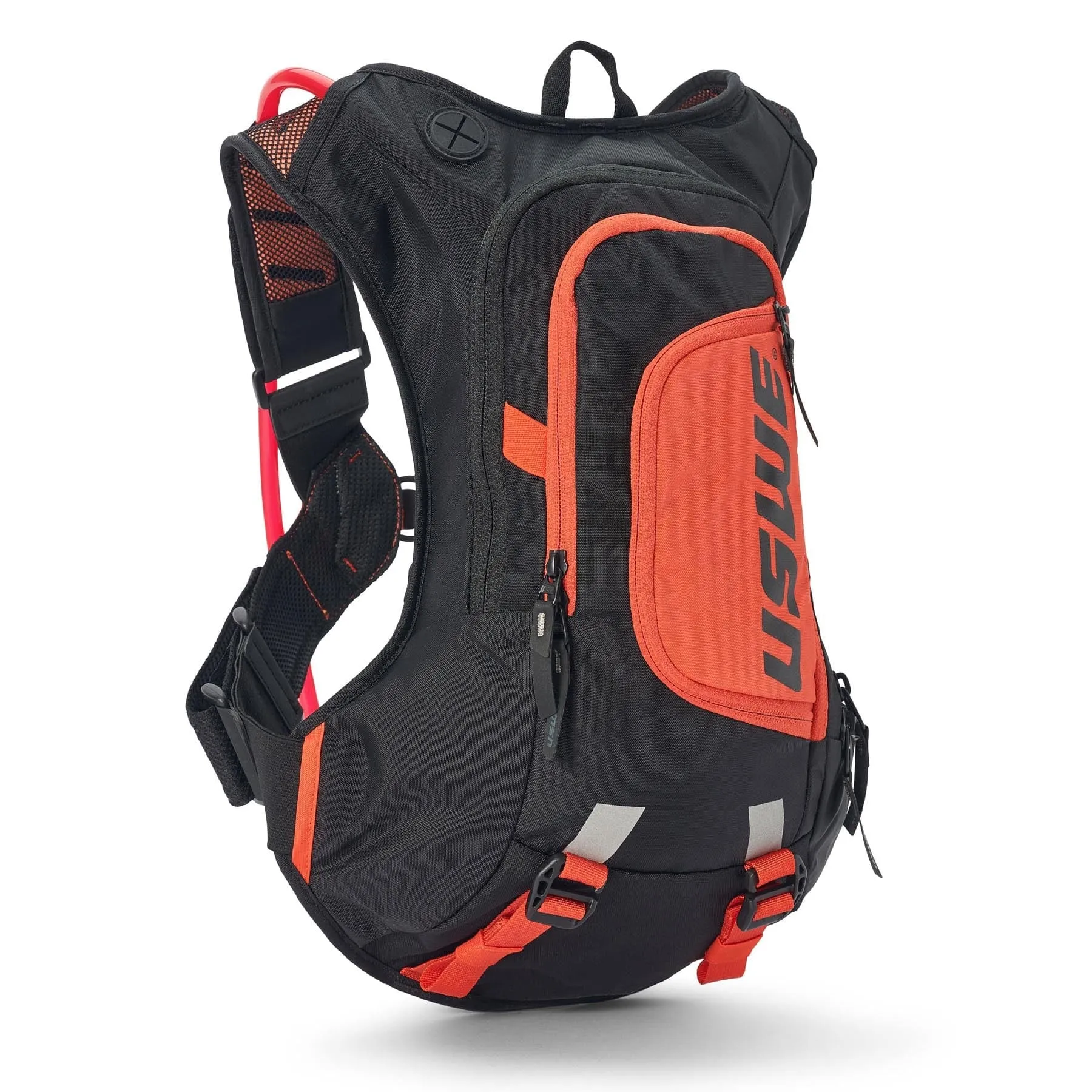 USWE MOTO Hydro 8L Hydration System Backpack - Black/Factory Orange