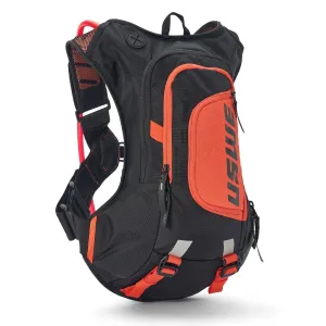 USWE MOTO Hydro 8L Hydration System Backpack - Black/Factory Orange