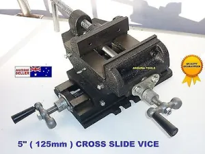 VICE CROSS SLIDE ( 5" ) - 125 mm - DRILL PRESS MOUNTABLE - NEW