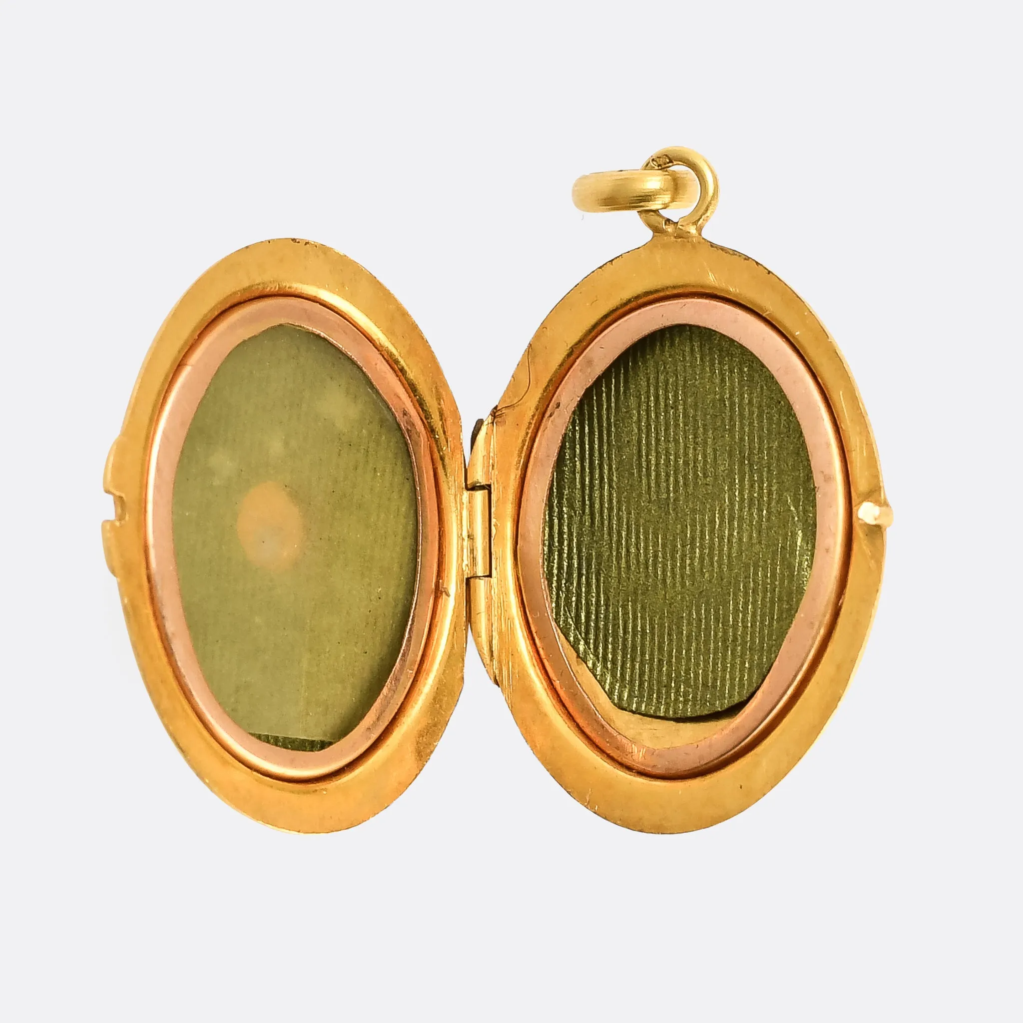 Victorian Diamond Sunflower Locket