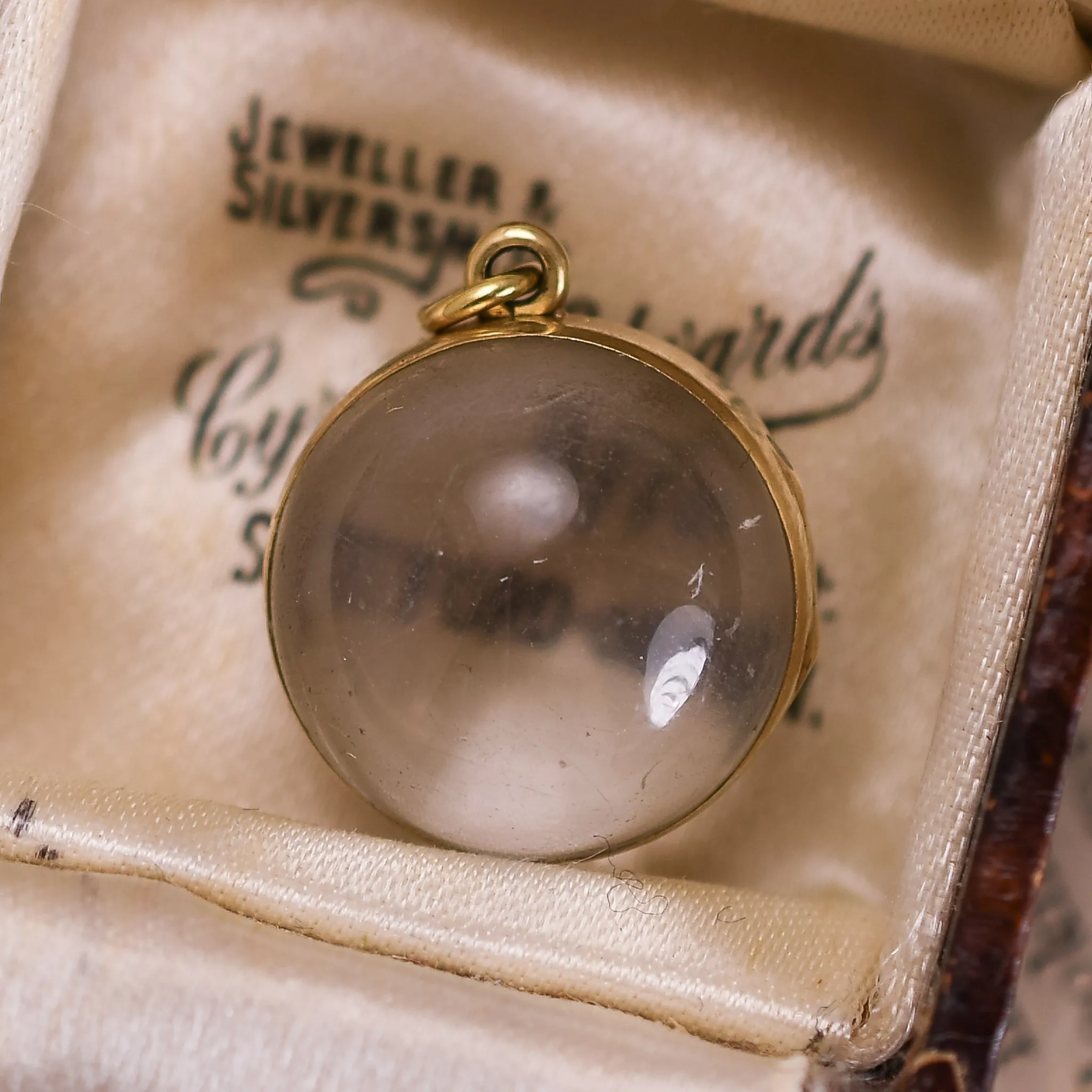 Victorian "Pool of Light" Rock Crystal Locket