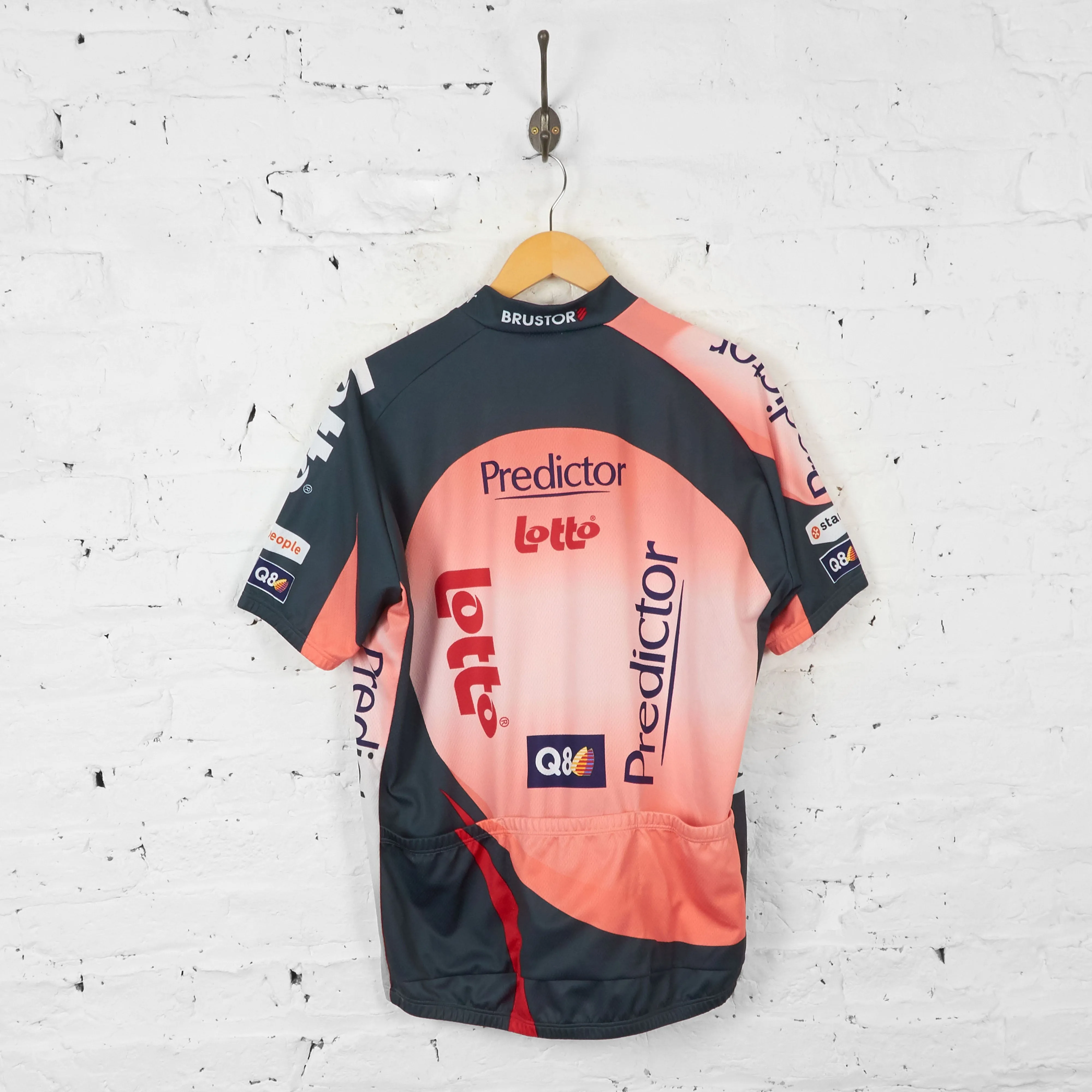 Vintage Lotto Predictor UCI Pro Tour Cycling Jersey - Pink - XL