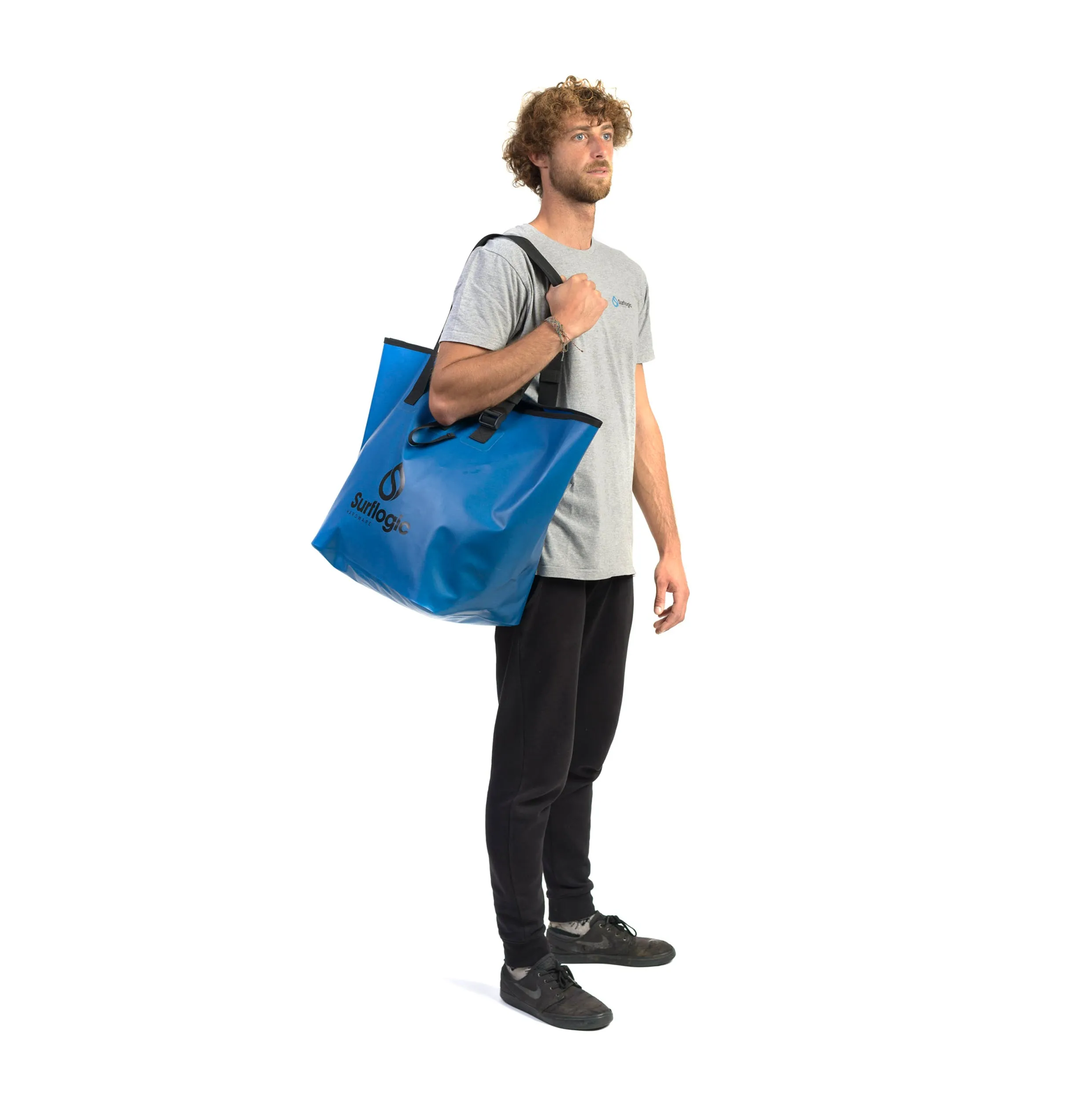 Waterproof Beach Bucket Bag - Blue