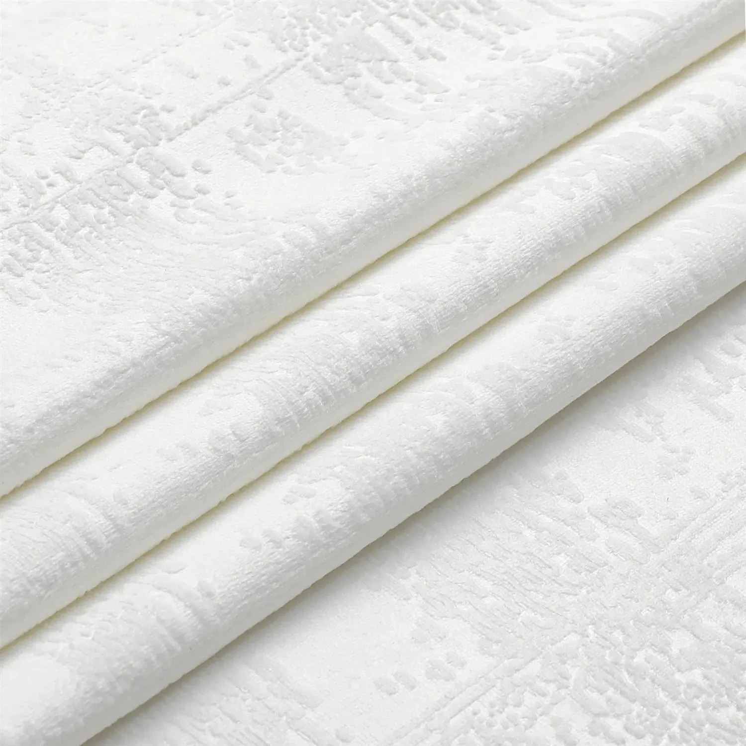 White Velvet Tablecloth