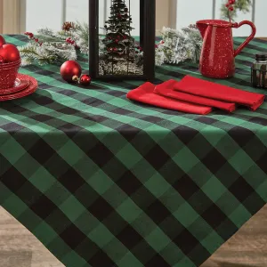 Wicklow Check Tablecloth 54" X 54" - Forest