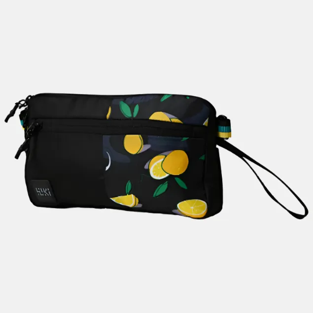 Wildcraft Wiki Flick Plus Sling -Streak Black/Citrus Black