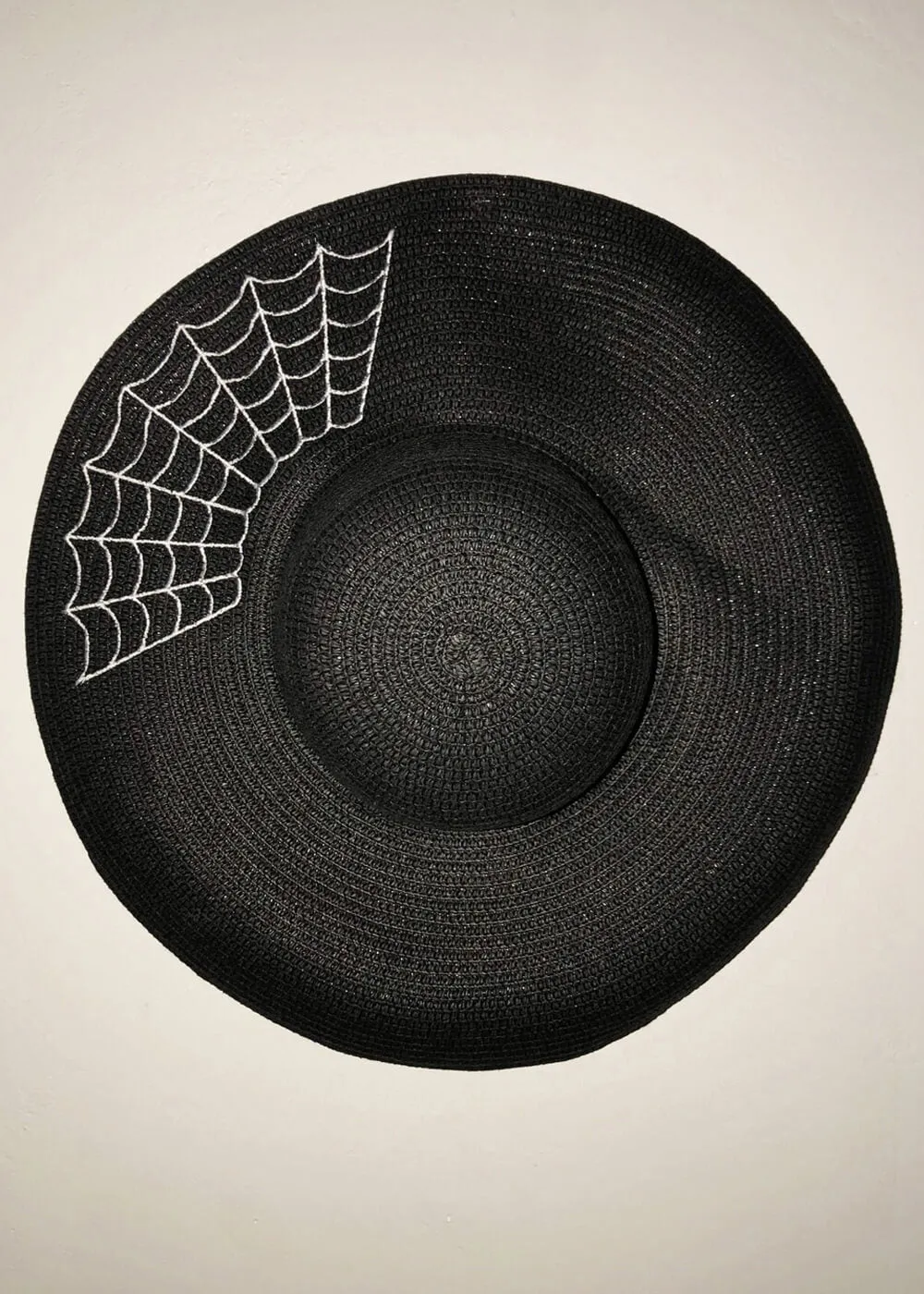 Witchwood Widow's Web Floppy Sun Hat Black