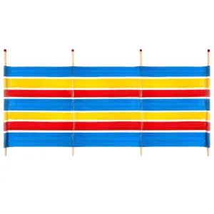 Yello New Style Windbreak 4 Pole Std 120CM Tall
