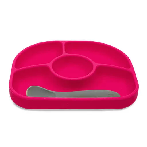 Yümi: Silicone Plate & Spoon Set