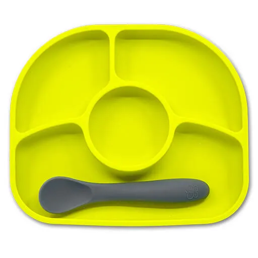Yümi: Silicone Plate & Spoon Set