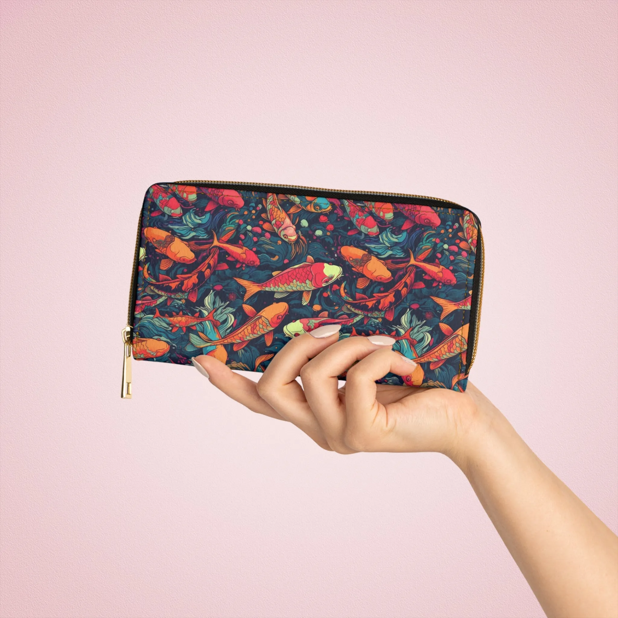 Zipper Wallet - Koi Menagerie