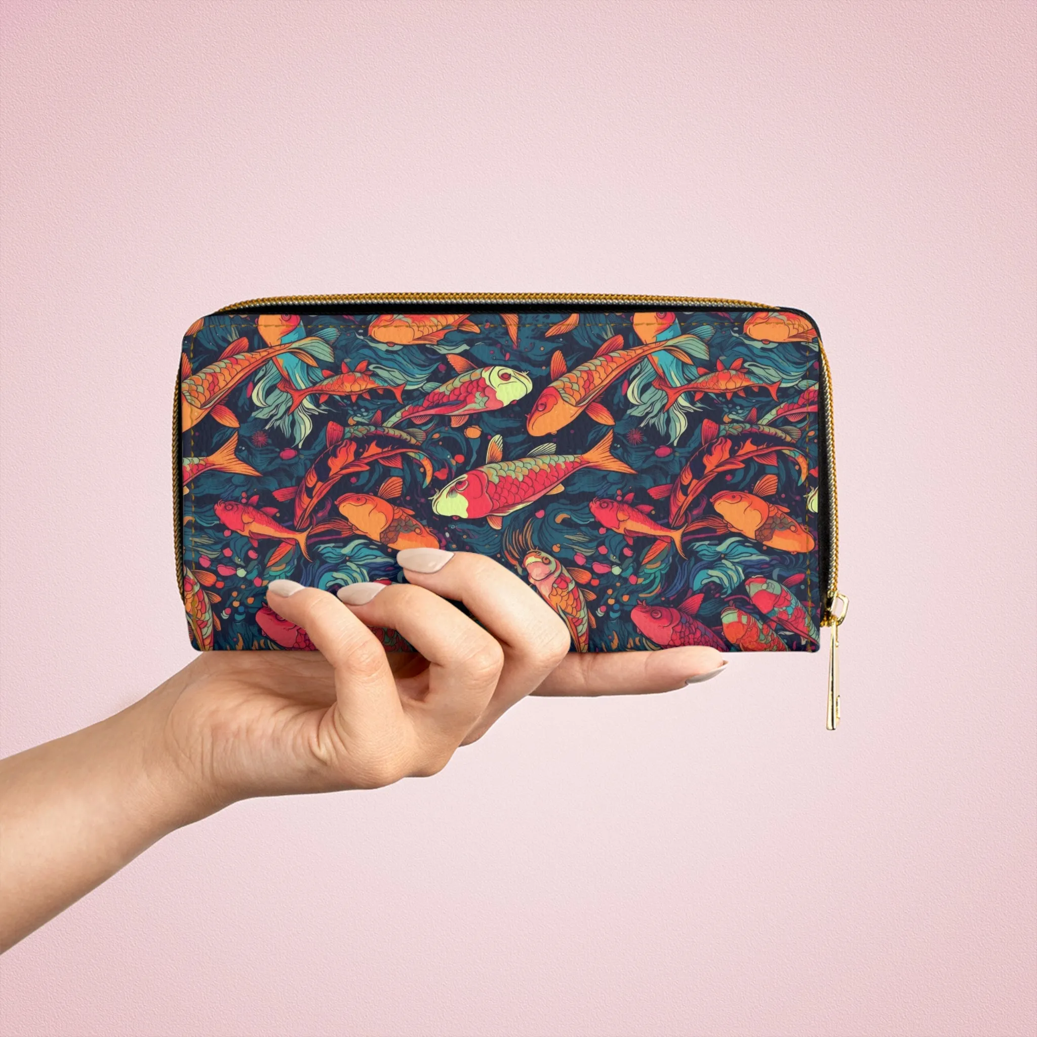 Zipper Wallet - Koi Menagerie